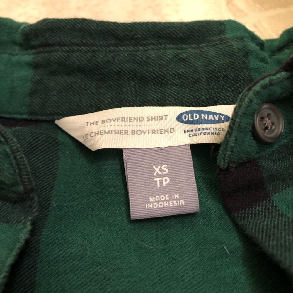 Flannel top - Picture 2 of 2